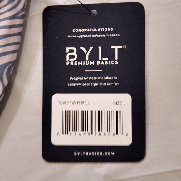 BYLT Basics | Coastal Hybrid Swim Shorts | Pebble Blue | Size Large | NWT - Picture 5 of 8
